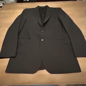 Jos. A. Bank Blazer Mens 38R Black 100% Wool Traveler's Collection Two Button